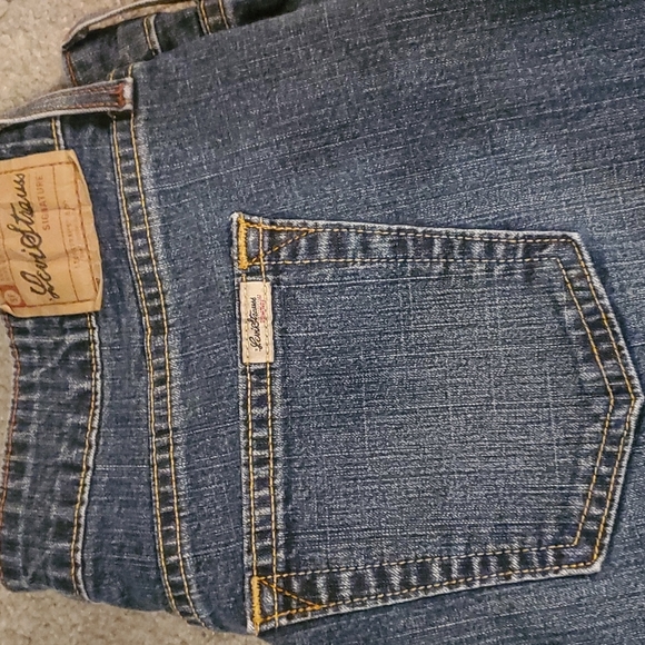 Levi Strauss Stretch Low Rise Bootcut Jeans 12  med. Misses - Picture 2 of 9